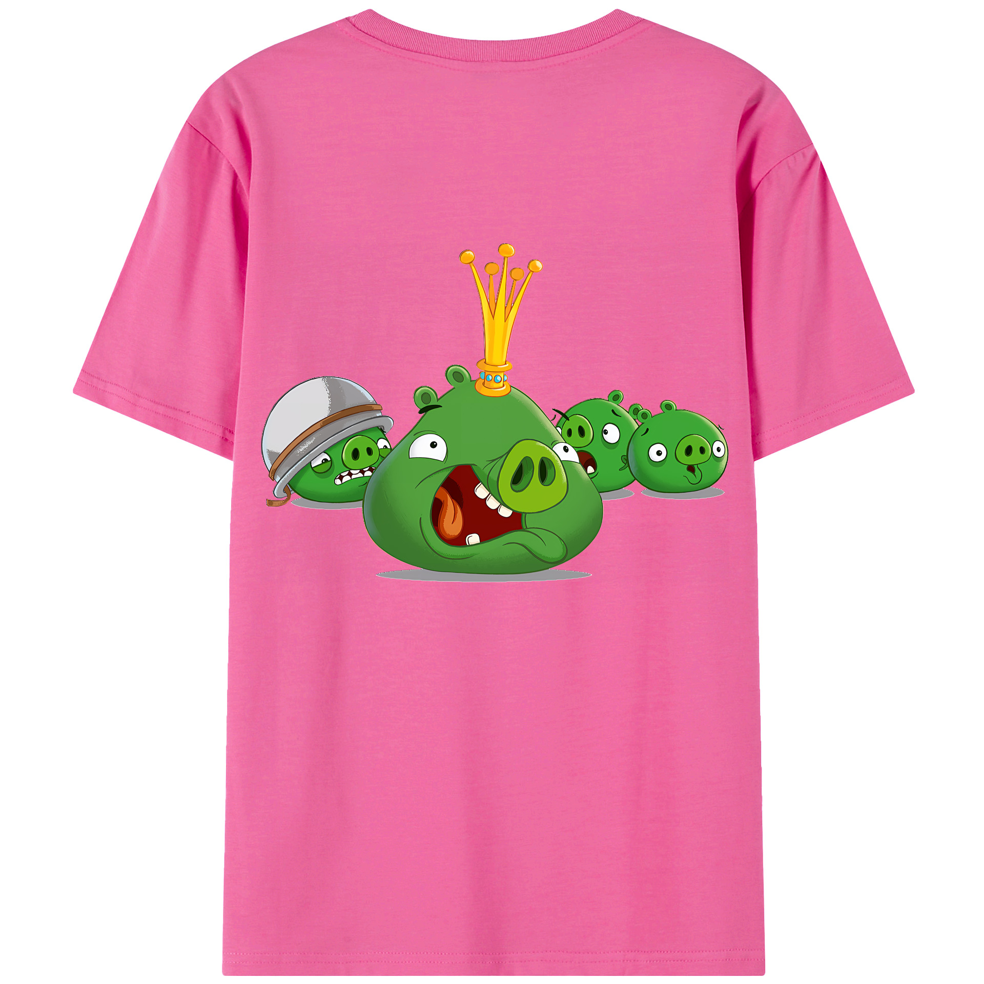 （画像用） Angry Birds アングリーバード レディース半袖Tシャツ(バックプリント)